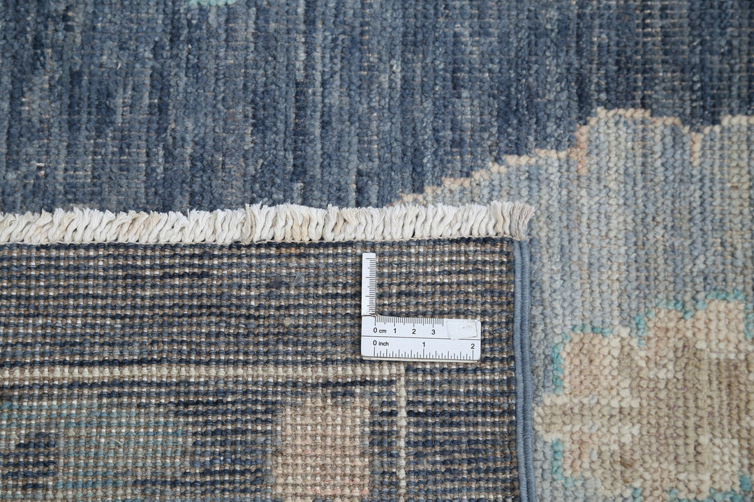 Hand Knotted Oushak Wool Rug 11' 11" x 14' 10" - No. AT33486