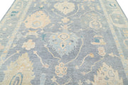 Hand Knotted Oushak Wool Rug 8' 11" x 11' 7" - No. AT94667