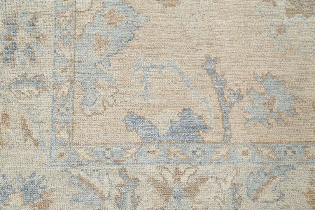 Hand Knotted Oushak Wool Rug 5' 9" x 8' 9" - No. AT85229