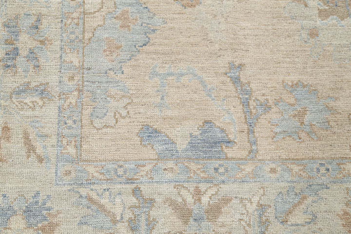 Hand Knotted Oushak Wool Rug 5' 9" x 8' 9" - No. AT85229