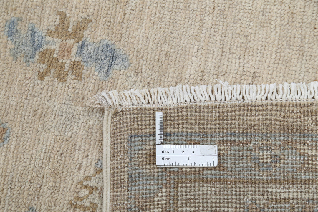 Hand Knotted Oushak Wool Rug 5' 9" x 8' 9" - No. AT85229