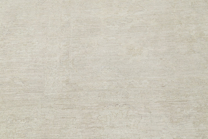 Hand Knotted Oushak Wool Rug 8' 8" x 11' 10" - No. AT38084
