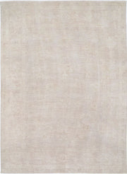 Hand Knotted Oushak Wool Rug 8' 8" x 11' 10" - No. AT38084