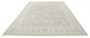Hand Knotted Oushak Wool Rug 8' 11" x 11' 6" - No. AT81192