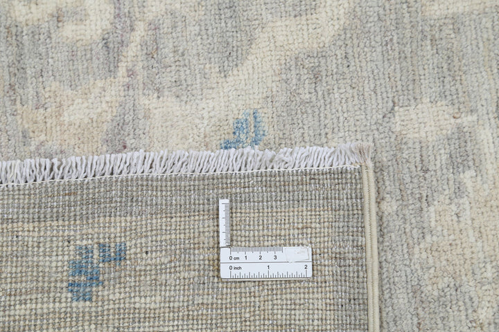 Hand Knotted Oushak Wool Rug 8' 11" x 11' 6" - No. AT81192