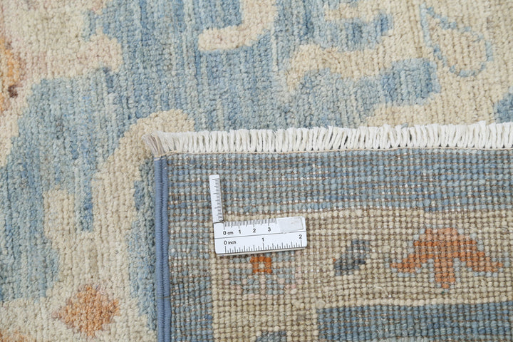 Hand Knotted Oushak Wool Rug 8' 10" x 11' 8" - No. AT12982