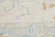 Hand Knotted Oushak Wool Rug 12' 1" x 14' 6" - No. AT22793