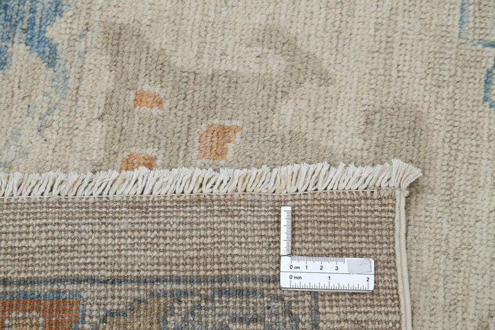 Hand Knotted Oushak Wool Rug 12' 1" x 14' 6" - No. AT22793