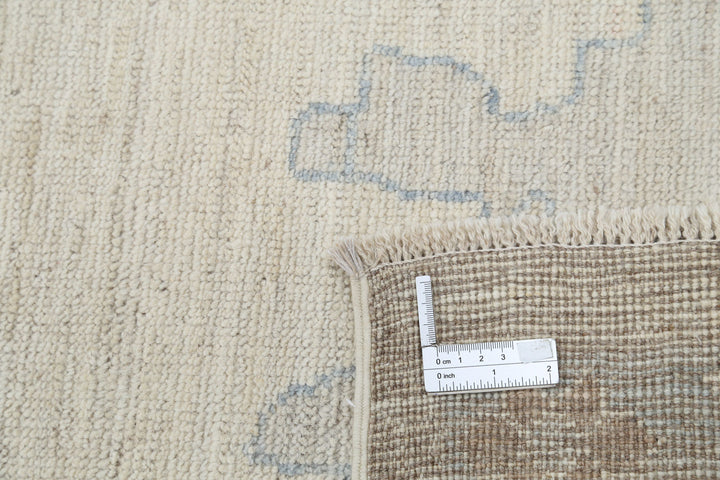 Hand Knotted Oushak Wool Rug 9' 9" x 13' 4" - No. AT44622