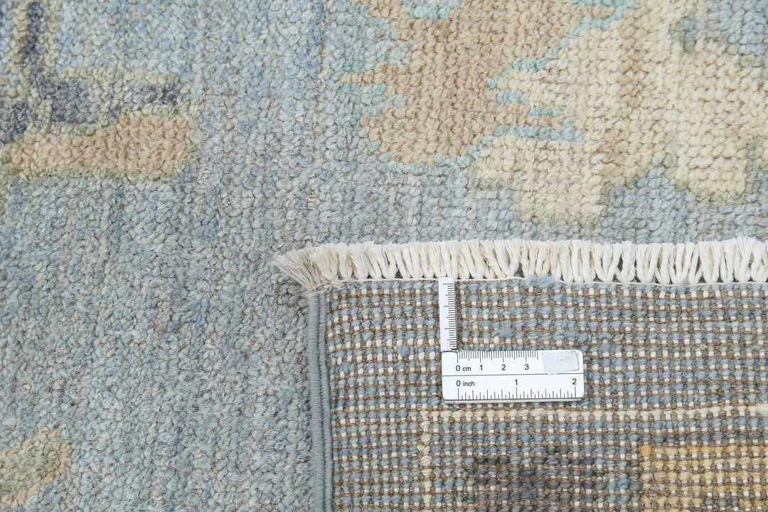 Hand Knotted Oushak Wool Rug 10' 0" x 13' 7" - No. AT35751