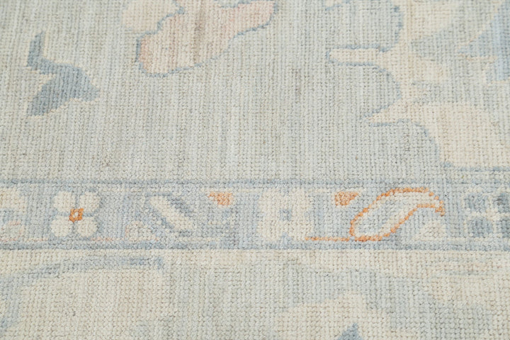 Hand Knotted Oushak Wool Rug 8' 2" x 9' 6" - No. AT44987
