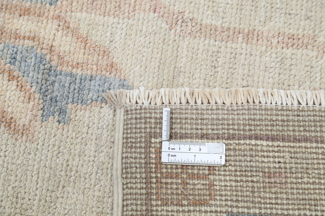 Hand Knotted Oushak Wool Rug 9' 1" x 12' 0" - No. AT97512