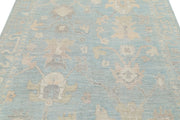 Hand Knotted Oushak Wool Rug 6' 0" x 8' 10" - No. AT91689