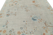 Hand Knotted Oushak Wool Rug 9' 2" x 12' 0" - No. AT44643