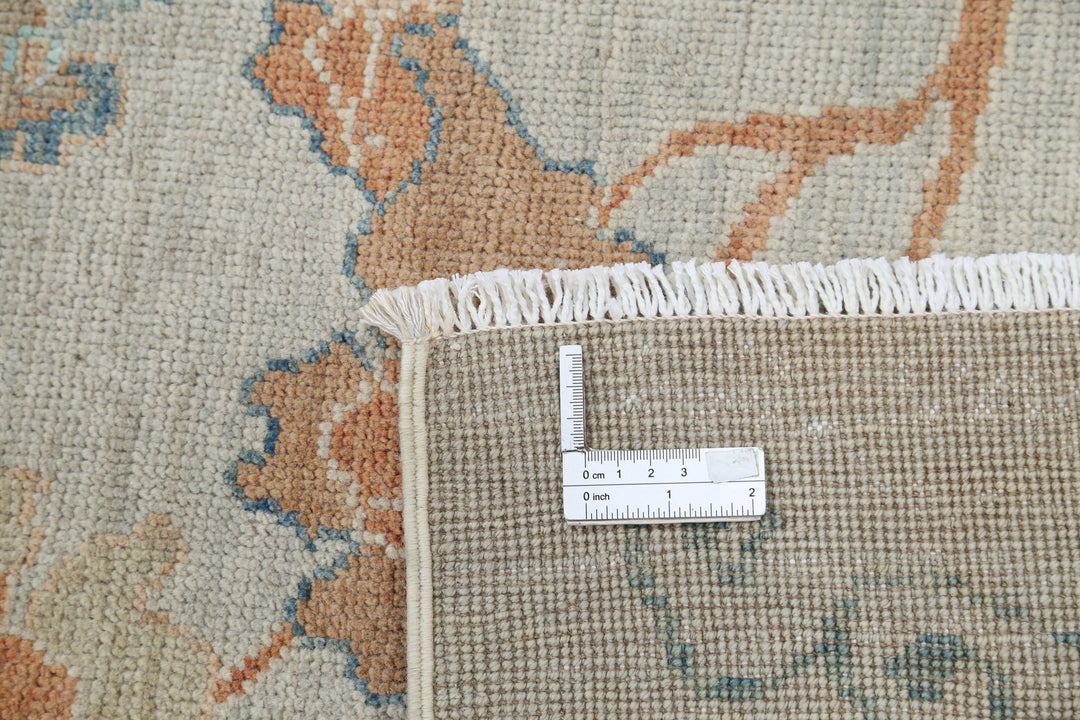Hand Knotted Oushak Wool Rug 9' 2" x 12' 0" - No. AT44643