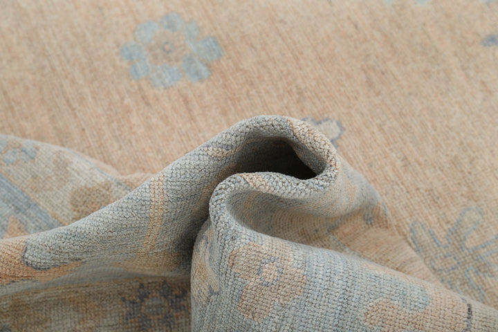 Hand Knotted Oushak Wool Rug 9' 2" x 12' 1" - No. AT40327