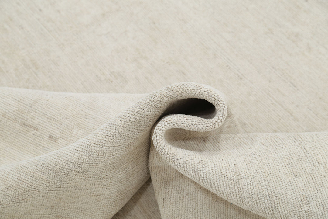 Hand Knotted Oushak Wool Rug 8' 11" x 11' 6" - No. AT18339