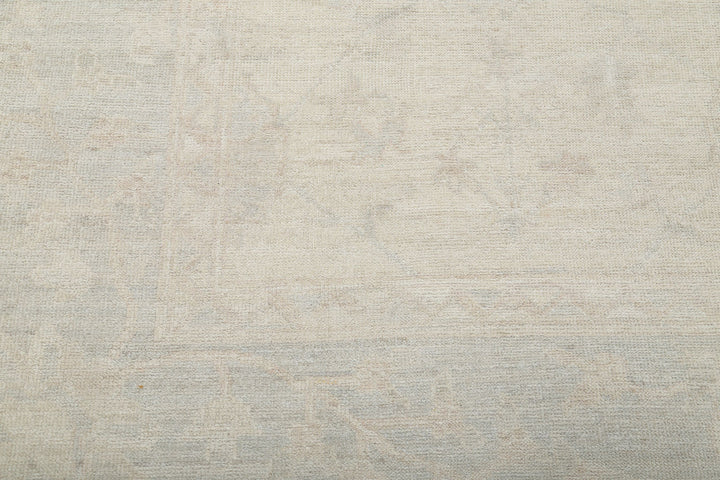 Hand Knotted Oushak Wool Rug 9' 3" x 12' 2" - No. AT80070