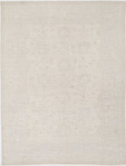 Hand Knotted Oushak Wool Rug 9' 3" x 12' 2" - No. AT80070