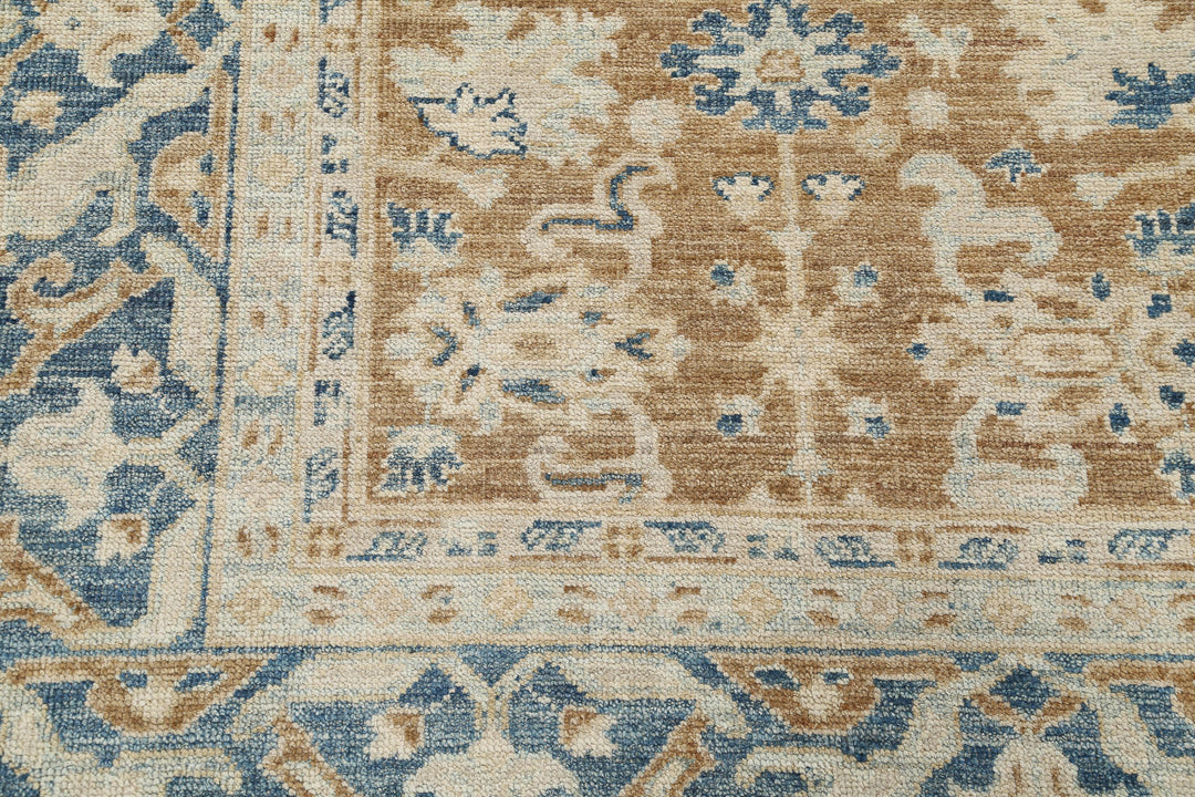 Hand Knotted Oushak Wool Rug 8' 8" x 10' 4" - No. AT59932