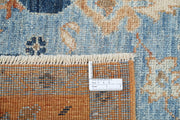 Hand Knotted Oushak Wool Rug 8' 6" x 10' 4" - No. AT77383