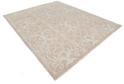Hand Knotted Oushak Wool Rug 8' 1" x 9' 9" - No. AT75560