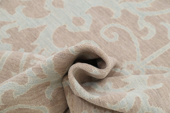 Hand Knotted Oushak Wool Rug 8' 1" x 9' 9" - No. AT75560