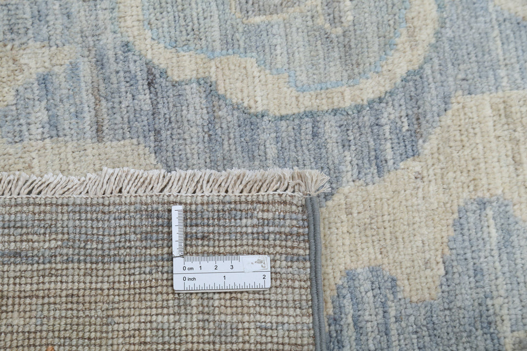 Hand Knotted Oushak Wool Rug 10' 0" x 13' 11" - No. AT31544