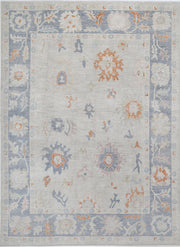 Hand Knotted Oushak Wool Rug 8' 11" x 12' 4" - No. AT72031