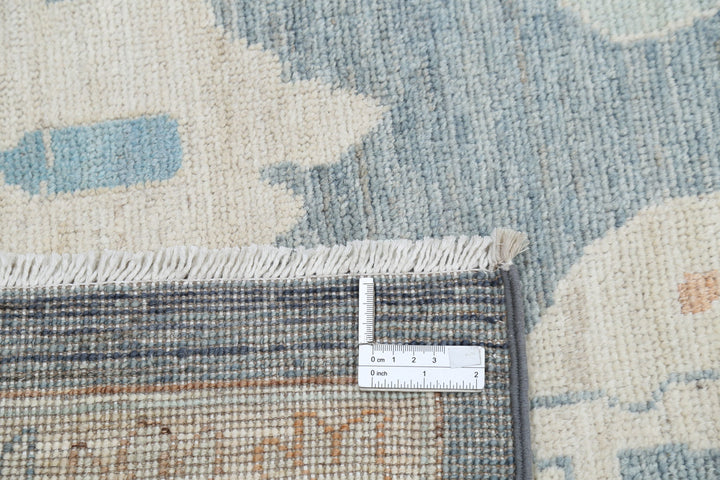 Hand Knotted Oushak Wool Rug 10' 3" x 13' 10" - No. AT60731