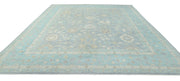Hand Knotted Oushak Wool Rug 12' 0" x 15' 8" - No. AT97478