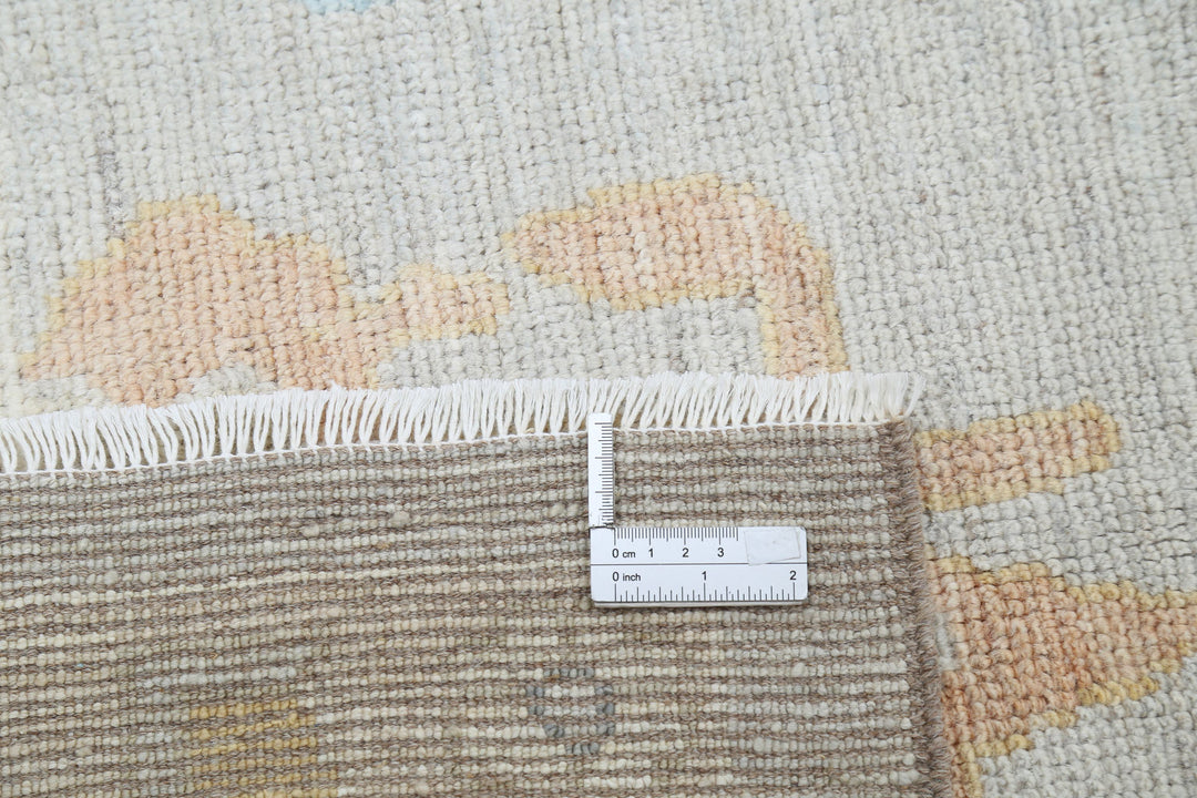 Hand Knotted Oushak Wool Rug 9' 0" x 12' 1" - No. AT15515