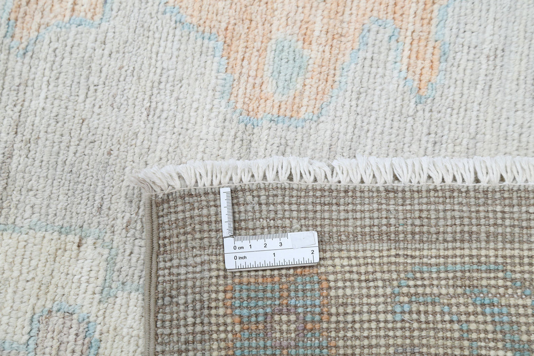 Hand Knotted Oushak Wool Rug 10' 3" x 14' 2" - No. AT84557