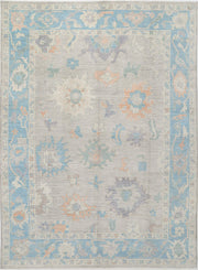 Hand Knotted Oushak Wool Rug 10' 3" x 14' 2" - No. AT84557