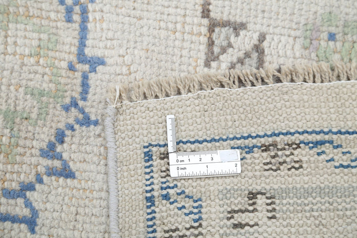 Hand Knotted Vintage Turkish Oushak Wool Rug 8' 1" x 11' 3" - No. AT63592