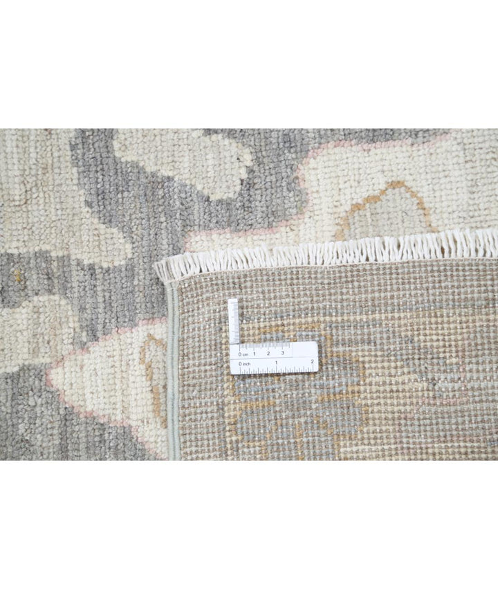 Hand Knotted Oushak Wool Rug 12' 0" x 14' 8" - No. AT73187