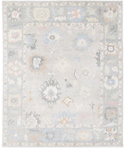 Hand Knotted Oushak Wool Rug 12' 0" x 14' 8" - No. AT73187