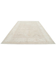 Hand Knotted Oushak Wool Rug 8' 11" x 12' 4" - No. AT47588