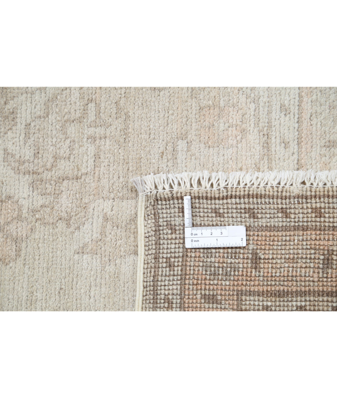 Hand Knotted Oushak Wool Rug 8' 11" x 12' 4" - No. AT47588