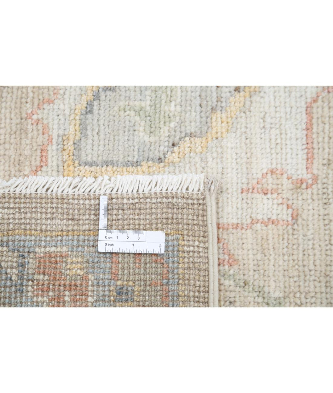 Hand Knotted Oushak Wool Rug 9' 2" x 12' 2" - No. AT27464