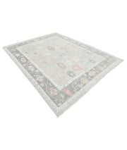 Hand Knotted Oushak Wool Rug 7' 11" x 10' 0" - No. AT13973