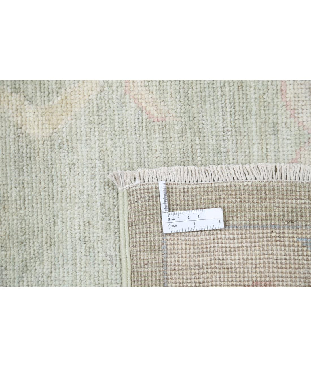 Hand Knotted Oushak Wool Rug 8' 2" x 9' 9" - No. AT65535