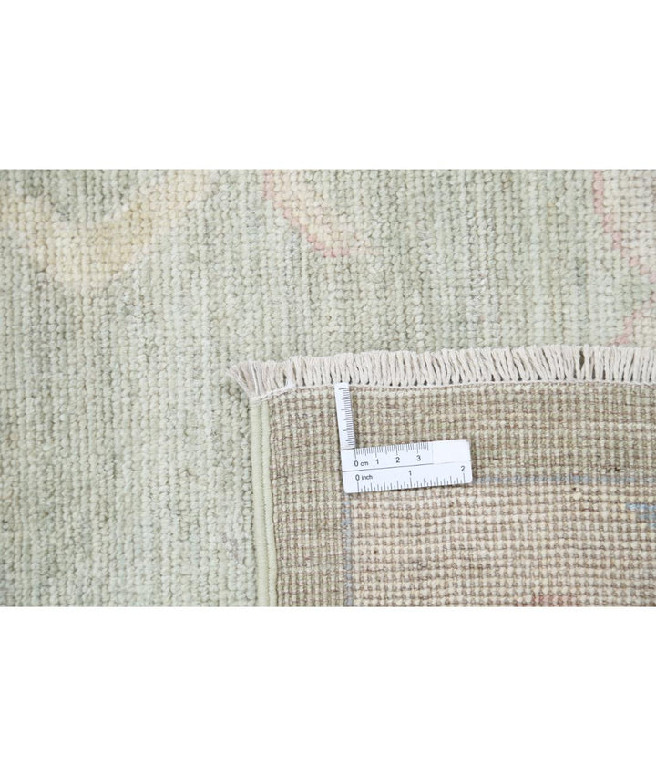 Hand Knotted Oushak Wool Rug 8' 2" x 9' 9" - No. AT65535