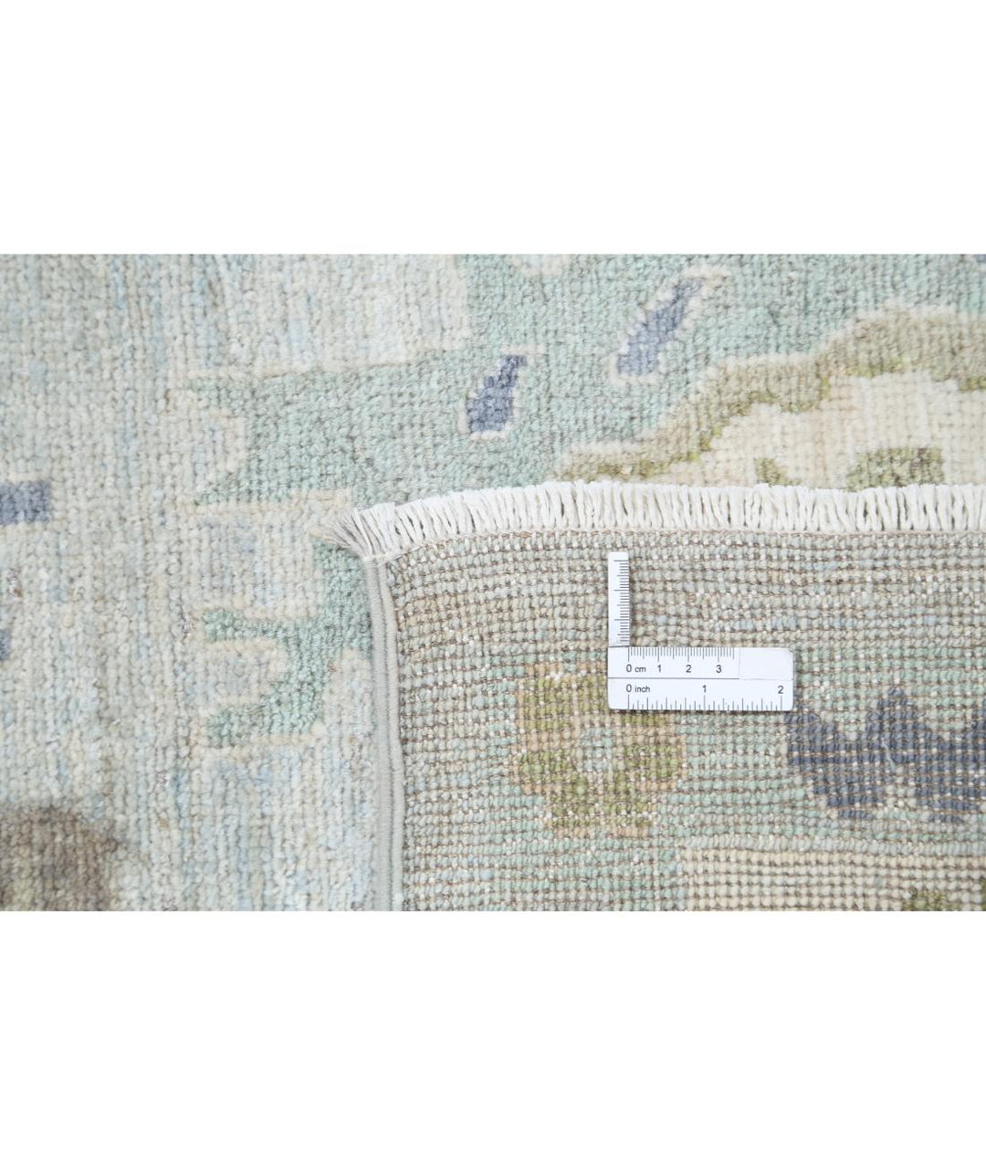 Hand Knotted Oushak Wool Rug 8' 3" x 9' 10" - No. AT69161