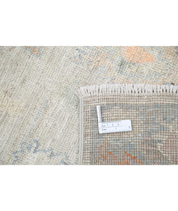 Hand Knotted Oushak Wool Rug 3' 0" x 8' 4" - No. AT32092
