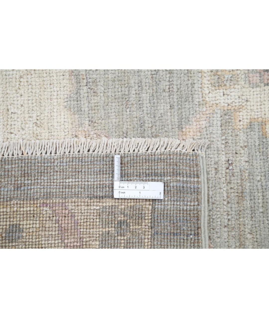 Hand Knotted Oushak Wool Rug 10' 0" x 13' 10" - No. AT38766