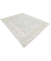 Hand Knotted Oushak Wool Rug 8' 1" x 9' 10" - No. AT25611