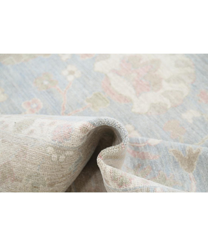 Hand Knotted Oushak Wool Rug 8' 1" x 9' 10" - No. AT25611