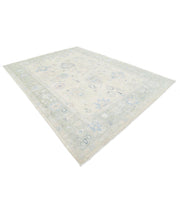 Hand Knotted Oushak Wool Rug 9' 0" x 11' 10" - No. AT73118
