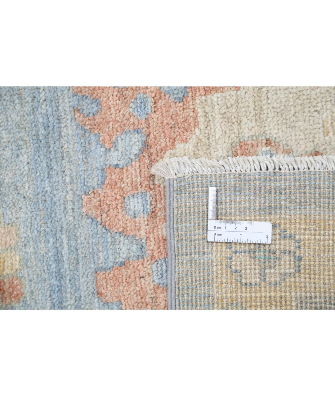 Hand Knotted Oushak Wool Rug 7' 11" x 9' 10" - No. AT11280